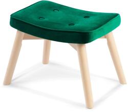 Sofotel Lábzsámoly Norse fotelhez, szövet, 52x38x36, 5cm - Sötétzöld (TE2056)