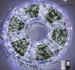 Sumker Tündérfény Karácsonyi Fényfüzér 50m, 1500 LED, 8 Programos, Hidegfehér