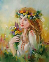 MagicArt Set de pictat după numere MagicArt - Strălucitoare (după originalul Miglenei Kirilova) (GX43419)