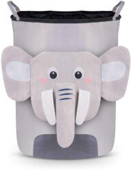 Nukido játékkosár - szürke elefánt