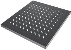 Manhattan Rackszekrény polc - 712538 (19", 1U, fix, 525 mm mély, fekete) (712538) - pcx