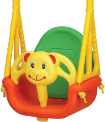 Ricokids Rickods 3in1 macis Gyerekhinta leesésgátlóval és háttámlával, 6hónapos kortól, 30kg - Sárga, Piros, Zöld