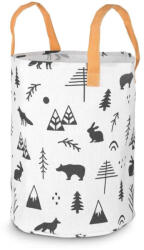 Nukido Játékkosár - Erdei Minta - 60x35 cm