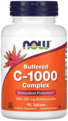 NOW Vitamina C-1000 mg cu bioflavonoide 250 mg, 90 tablete, Now Foods