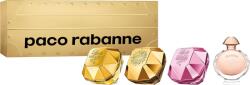 Paco Rabanne mini SET: EDP Lady Million 5ml + EDP Lady Million Fabulous 5ml + EDP Lady Million Empire 5ml + EDP Olympea 6ml női parfüm