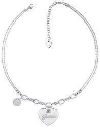 Guess Colier Guess Vintage dublu cu inima JUBN05148JWRHWHT-U