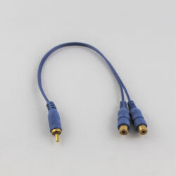 ExpertLine KCB-RCA-YM - 1 papa - 2 mama RCA elosztó adapter