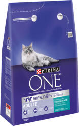 ONE 3kg Felnőtt tengeri hal teljes kiőrlésű PURINA ONE - Száraz macskaeledel