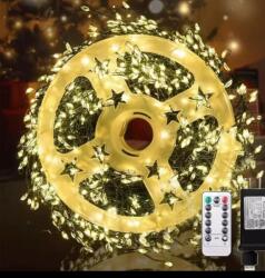 Sumker Tündérfény Karácsonyi Fényfüzér 50m, 1500 LED, 8 Programos, Melegfehér