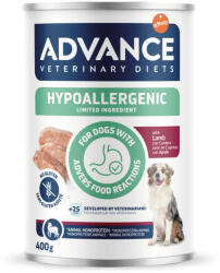 Affinity 6x400g Advance Veterinary Diets Hypoallergenic bárány nedves kutyatáp 4+2 ingyen