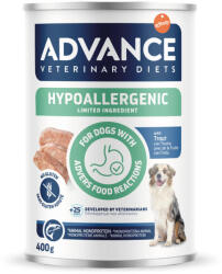 Affinity 6x400g Advance Veterinary Diets Hypoallergenic pisztráng nedves kutyatáp 4+2 ingyen