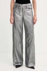Patrizia Pepe pantaloni de bumbac 9BYA-SJD00K_SLV (8P0737.D114)