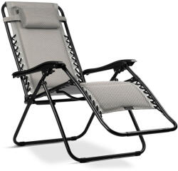 Sofotel Összecsukható kerti nyugágy párnával chillwell puha szürke kanapé székkel