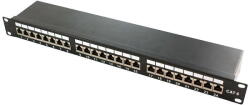 LogiLink Cat. 6A patch panel 24-port STP, fekete (NP0061)