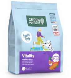 Green Petfood 900g Green Petfood Dog Vitality rovarok & kacsa száraz kutyatáp
