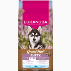 EUKANUBA 12kg Eukanuba Grain Free Puppy Large & Giant Breed tengeri hal száraz kutyatáp
