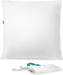 SONGMICS Párna 80x80cm, Párna Tárolótáskával, Felhőfehér