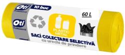 Oti Saci Menajeri Colectare Selectiva, Plastic - Metal, 60 x 76 cm, 60 l, Galbeni, 20 Bucati (ZLN-OTI021488)