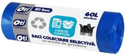 Oti Saci Menajeri Colectare Selectiva, Hartie - Carton, 60 x 76 cm, 60 l, Albastri, 20 Bucati (ZLN-OTI021490)