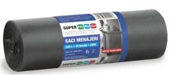 Horeca Saci Menajeri 240 l, 10 Bucati, LDPE Negru, Horeca (SPDIV000086)