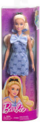 Mattel Fashionista barátok divatbaba - Stílusos baba kék masnis ruhában (237) (FBR37_HYT93)