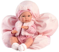 Llorens Bimba újszülött baba virág alakú párnával (35 cm) (L63592L)