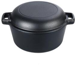 Newalor Oala din Fonta si Cuptor de Paine, 26 cm, 5 l, Neagra, Newalor (MRK-NW30)