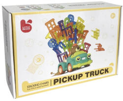 REGIO JÁTÉK Elemes kisteherautó társasjáték 48 db székkel (12097)