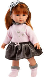Llorens Nicole baba Fekete szoknyában (35 cm) (L53551L)