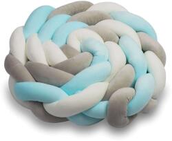 Ricokids fonott Rácsvédő kiságyba 2m - Kék, Szürke