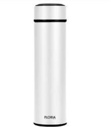 Zilan Termos Digital, Capacitate 500 ml, Interior Inox, Alb, Floria (ZLN-ZLN0806)