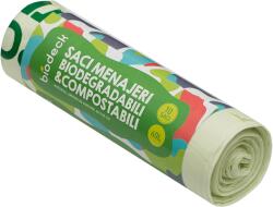 Biodeck Saci Gunoi Biodegradabili, Compostabili, 60 l, 10 Bucati (SAC-BIO-MEN-60)
