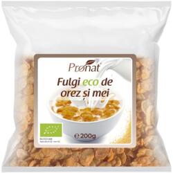 Pronat Foil Pack Fulgi Bio de Orez si mei, 200g