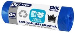 Oti Saci Menajeri Colectare Selectiva, Hartie - Carton, 70 x 112 cm, 120 l, Albastri, 10 Bucati (ZLN-OTI021328)