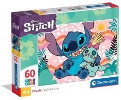 Clementoni 26331 - Stitch - 60 db-os Szuper Színes puzzle (26331)