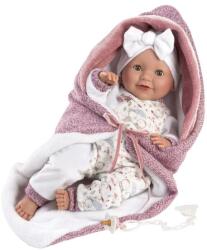 Llorens 74040 NEW BORN - păpușă care clipește cu sunete și corp din material moale (MA4-74040) Papusa