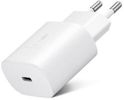 SMG MOB Samsung gyári USB hálózati töltő adapter TypeC bemenet 25W EPTA800EWE PD. 3.0 Super Fast Charging fehér ECO csom (SA076381)