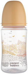 Canpol babies Антиколик шише с широко гърло Canpol - Easy Start, Mountains, 240 ml, Бежово (35/243_bei)