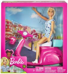 Barbie Papusa cu scooter, Barbie, GBK85 Papusa