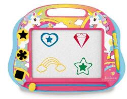 Lexibook Unikornis mágneses többszínű rajztábla kiegészítőkkel, A5 formátum, LEX-CRUNI550