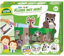 LENA Ragassz fel játék, erdei állatok, 25 db, LENA-42631