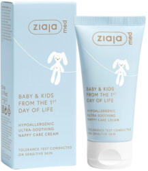 Ziaja MED Baba és gyermek nyugtató popsikrém (hipoallergén) 0 hó+ (50 ml)