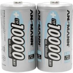 ANSMANN Góliát akku D NiMH, 1, 2V 10000 mAh, 2 db, Ansmann maxE HR20, LR20, D, AM1, XL, MN1300, 813, E95, LR20N, 13A (5030642) (5030642)