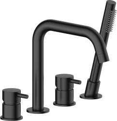 Armatura Moza Black kád és zuhany csaptelep fürdőkád fölé fekete 5035-210-81 (503521081)