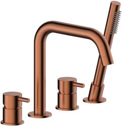 Armatura Moza Brushed Rose Gold kád és zuhany csaptelep fürdőkád fölé arany 5035-210-34 (503521034)