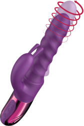 She-E-O Swirl Rabbit Vibrator Purple Vibrator