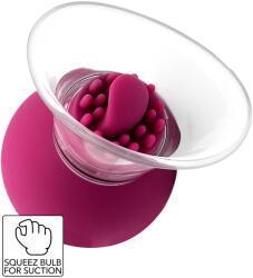 She-E-O Vibrating & Rotating Nipple & Clitoral Pump Purple Vibrator