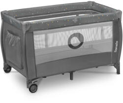 Lionelo Stefi Plus kétszintes utazóágy - Grey Multicolor