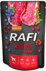RAFI állateledel kutyáknak marhával és vörös-kék áfonyával - 300 g