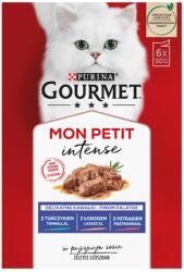Gourmet Mon Petit alutasak macskáknak, tonhal, lazac, pisztráng (6x50 g) - 300 g
